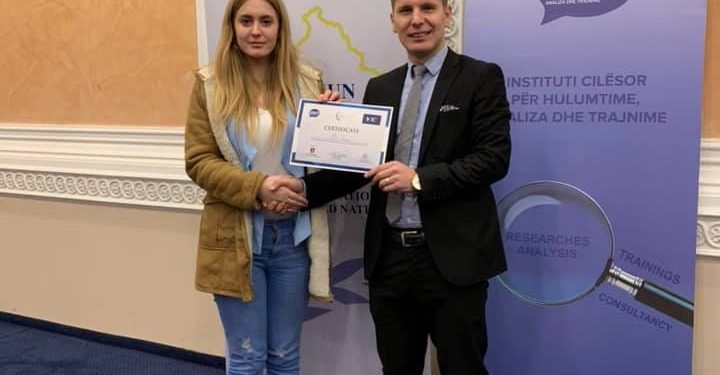 Certificate ceremony KIMUN 2018