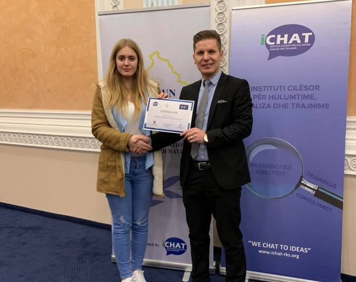 Certificate ceremony KIMUN 2018