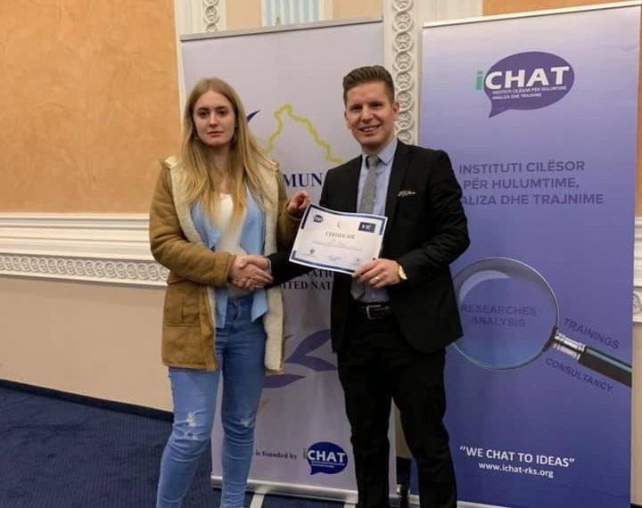 Ceremonia e Certifikimit KIMUN 2018