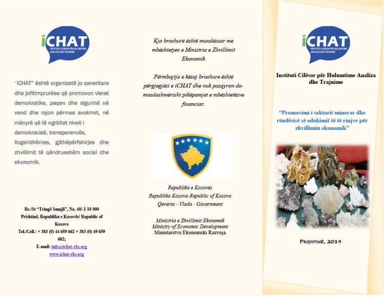 Promovimi i sektorit minerar dhe rëndësisë së edukimit të të rinjve për zhvillimin ekonomik