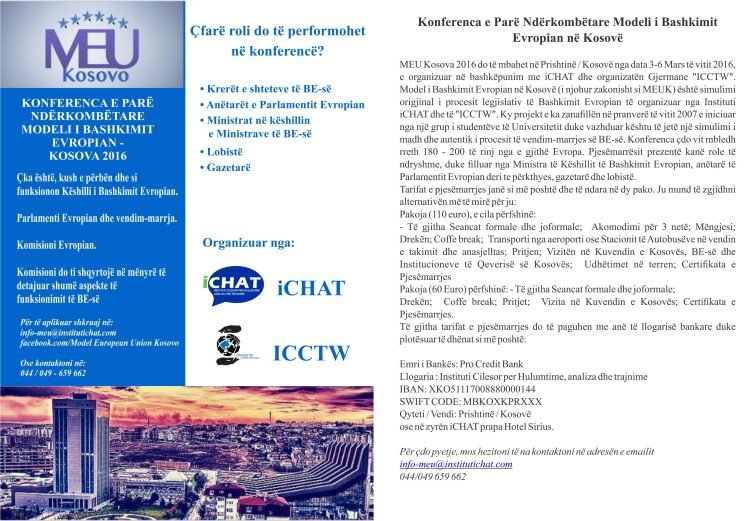 Model European Union Kosovo 2016