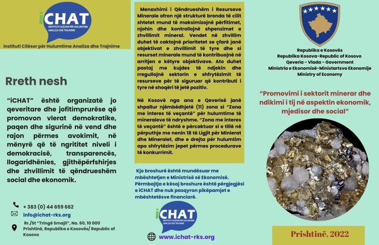 Promovimi i sektorit minerar dhe ndikimi i tij në aspektin ekonomik, mjedisor dhe social